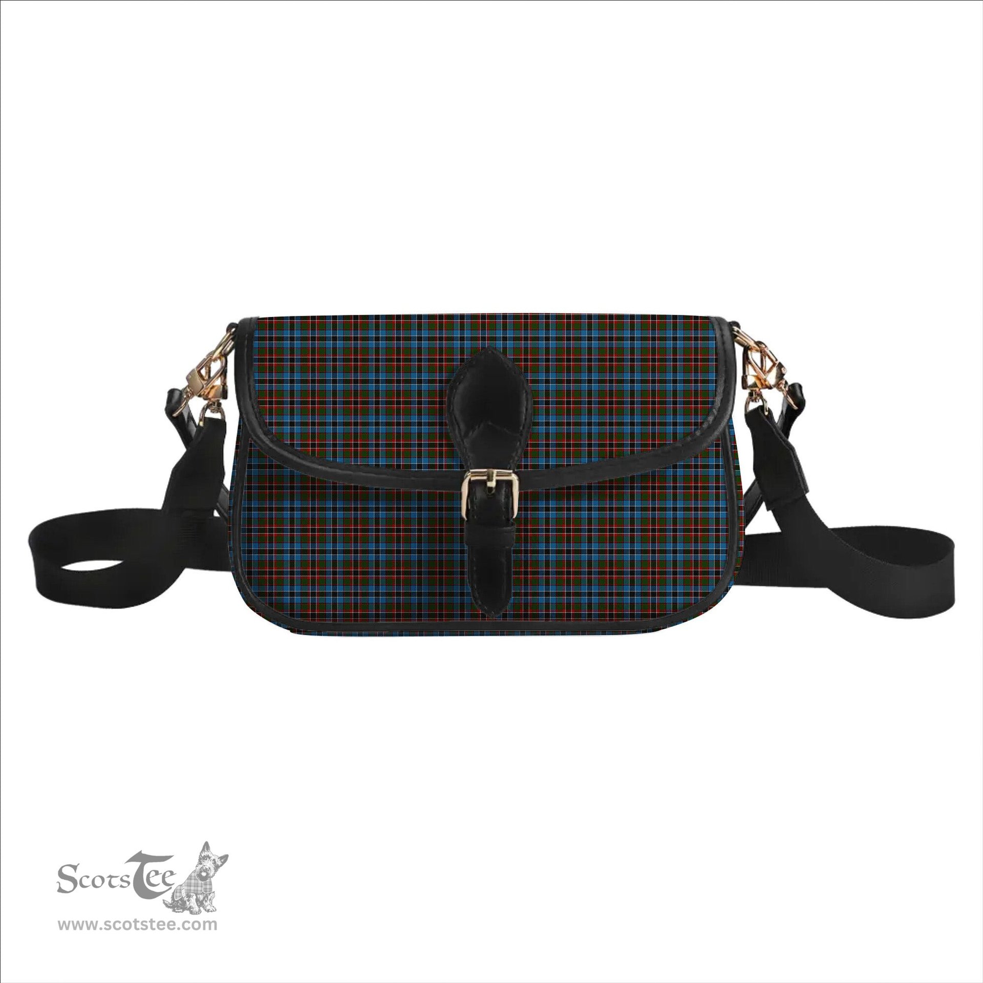ScotsTee Shop Scottish Soutar Tartan Women's Chain Crossbody Bag Square Bag