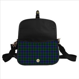 ScotsTee Shop Scottish Scott Green Sir Walter Tartan Women's Chain Crossbody Bag Square Bag