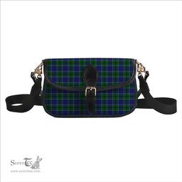ScotsTee Shop Scottish Scott Green Sir Walter Tartan Women's Chain Crossbody Bag Square Bag