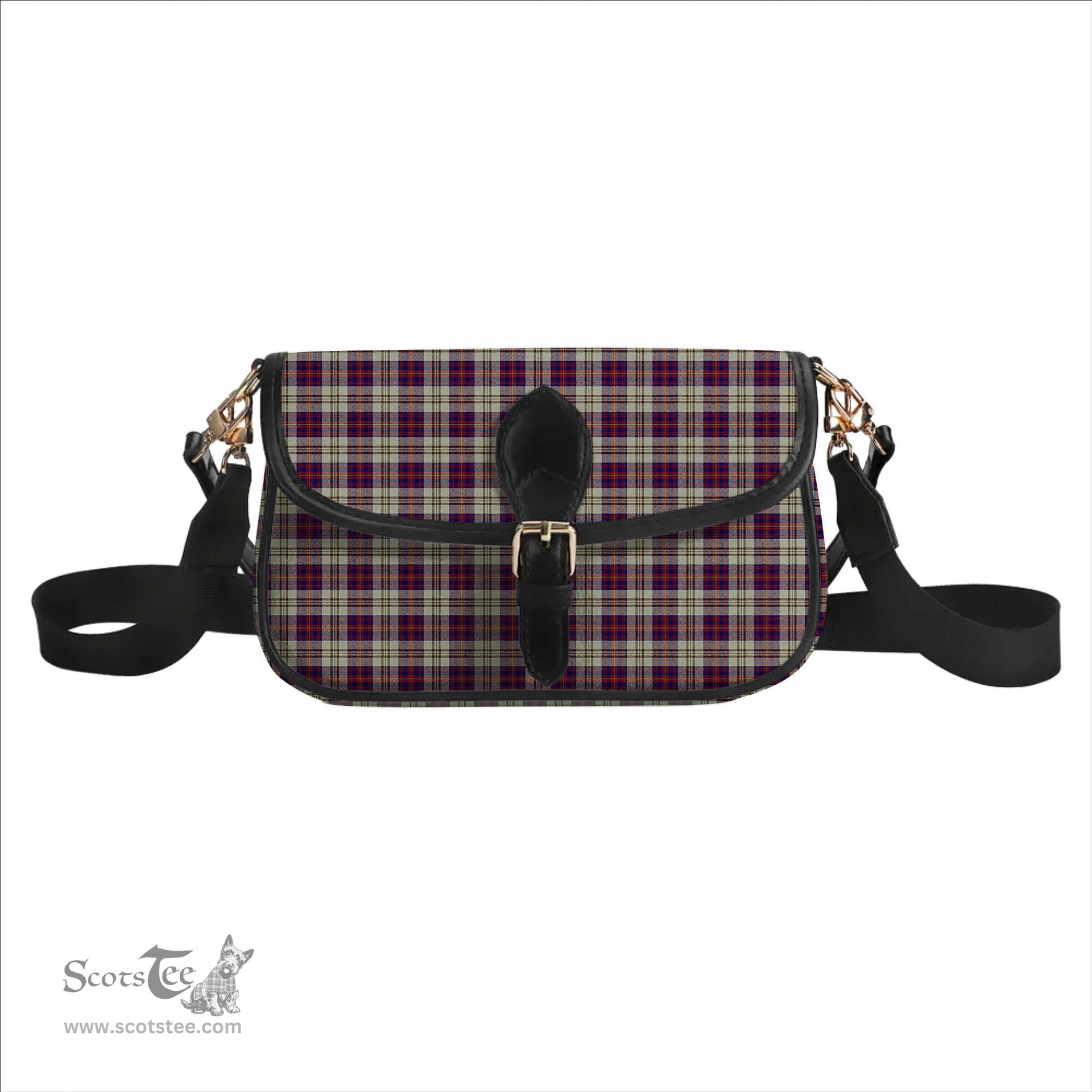 ScotsTee Shop Scottish Walker Dress Tartan Women's Chain Crossbody Bag Square Bag