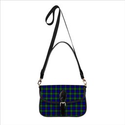 ScotsTee Shop Scottish Semple Modern Tartan Women's Chain Crossbody Bag Square Bag