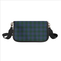 ScotsTee Shop Scottish Strang of Balkaskie Modern Tartan Women's Chain Crossbody Bag Square Bag