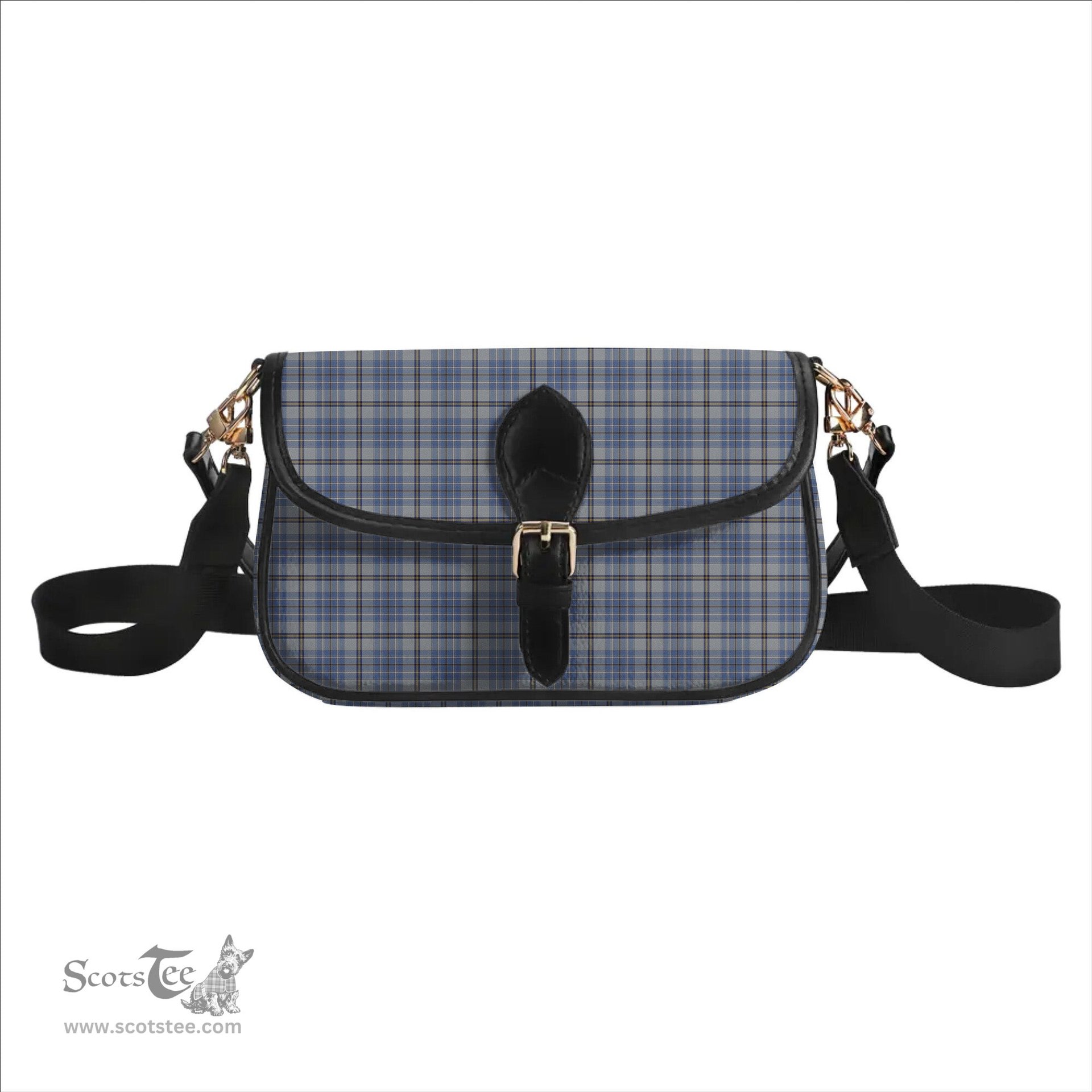 ScotsTee Shop Scottish Tweedie Tartan Women's Chain Crossbody Bag Square Bag