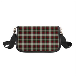 ScotsTee Shop Scottish Rose White Dress Tartan Women's Chain Crossbody Bag Square Bag