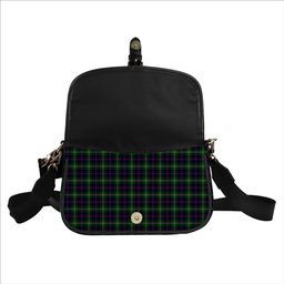 ScotsTee Shop Scottish Sutherland Modern Tartan Women's Chain Crossbody Bag Square Bag