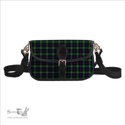 ScotsTee Shop Scottish Sutherland Modern Tartan Women's Chain Crossbody Bag Square Bag