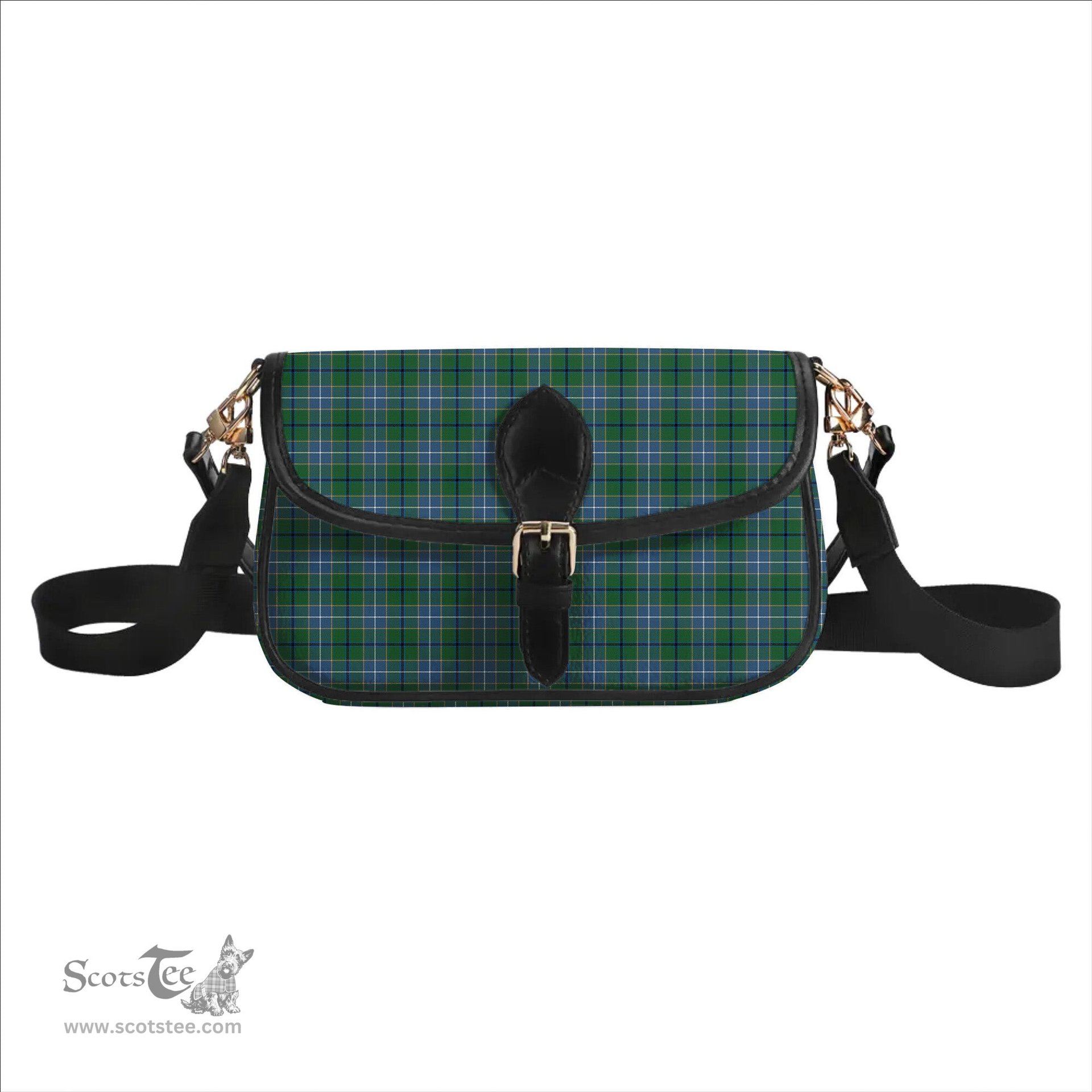 ScotsTee Shop Scottish Wishart Hunting Ancient Tartan Women's Chain Crossbody Bag Square Bag