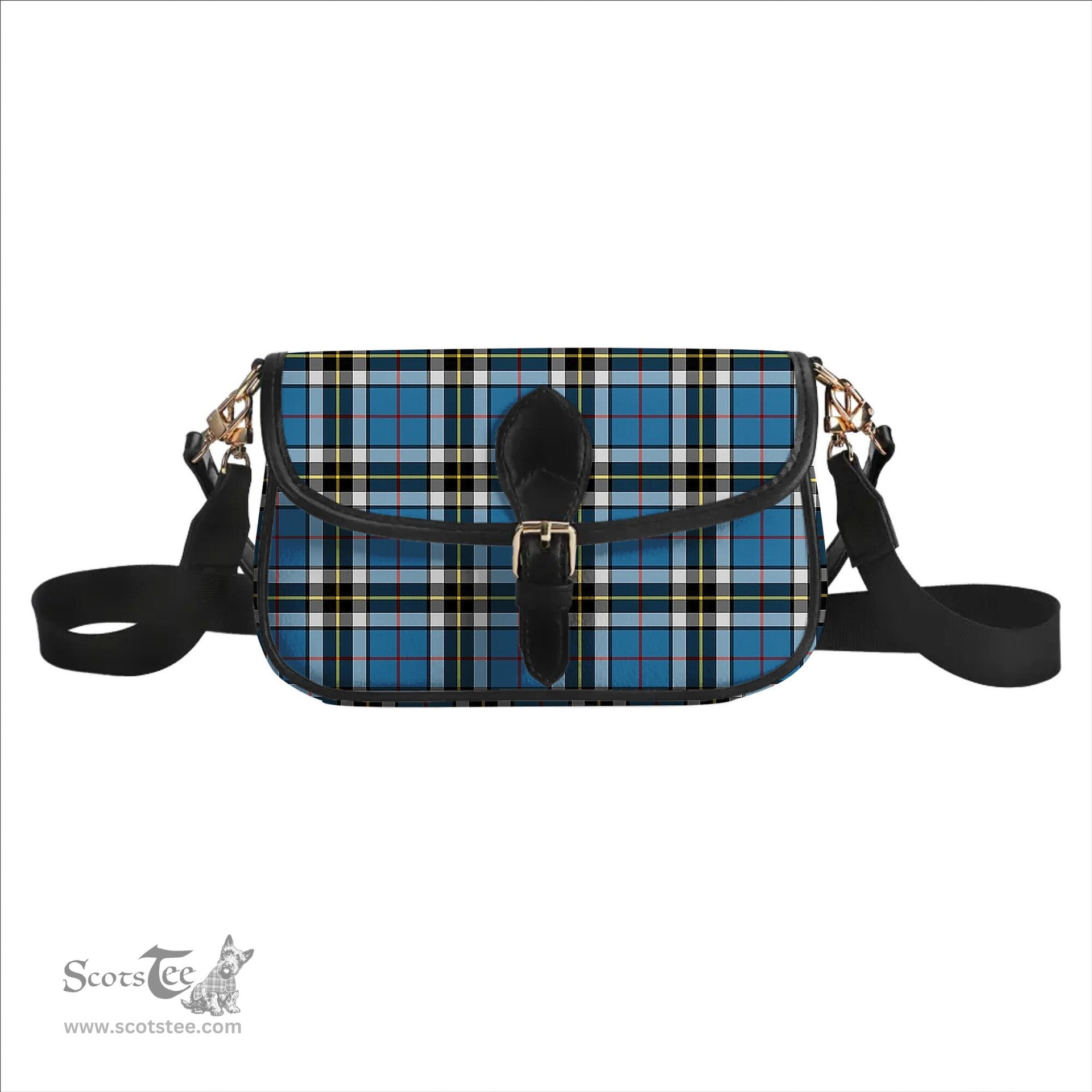 ScotsTee Shop Scottish Thompson Society Tartan Women's Chain Crossbody Bag Square Bag