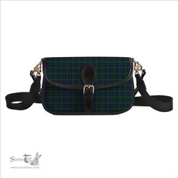 ScotsTee Shop Scottish Shaw Tartan Women's Chain Crossbody Bag Square Bag