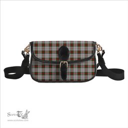 ScotsTee Shop Scottish Stewart Royal VS Tartan Women's Chain Crossbody Bag Square Bag