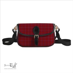 ScotsTee Shop Scottish Rose Tartan Women's Chain Crossbody Bag Square Bag