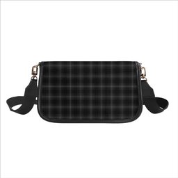 ScotsTee Shop Scottish Stewart Mourning 1880 Tartan Women's Chain Crossbody Bag Square Bag