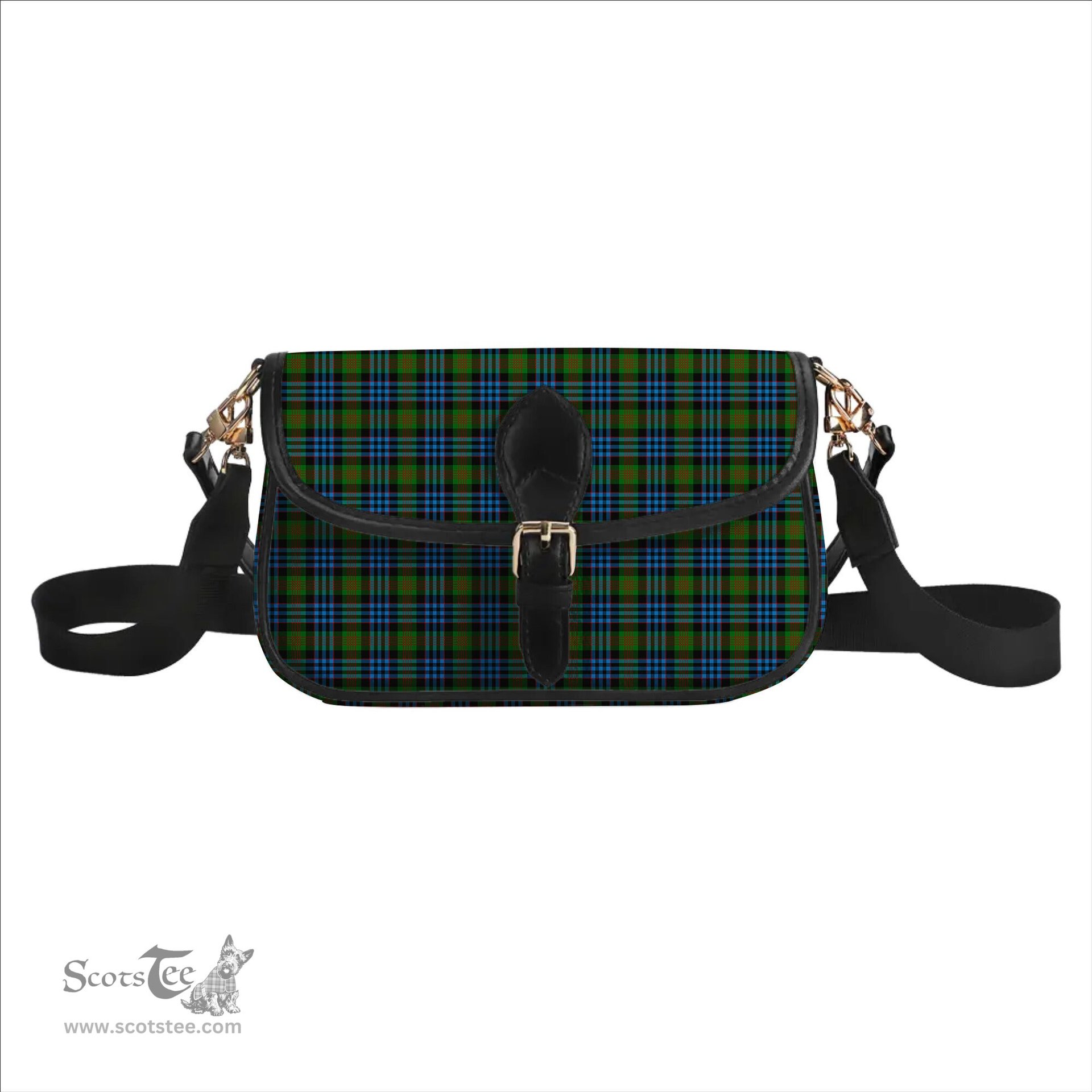ScotsTee Shop Scottish Newlands Tartan Women's Chain Crossbody Bag Square Bag