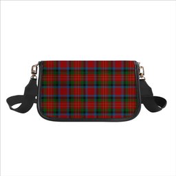 ScotsTee Shop Scottish Sturrock Blue & Black Tartan Women's Chain Crossbody Bag Square Bag