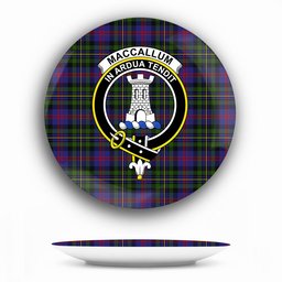 ScotsTee Shop Scottish MacCallum of Berwick Crest Tartan Ceramic Plate