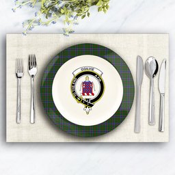 ScotsTee Shop Scottish Ogilvie of Inverarity Wilsons Crest Tartan Ceramic Plate