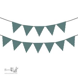 ScotsTee Shop Scottish Campbell Dress Tartan Triangle Flags Tartan Bunting, Pennants (12pcs)