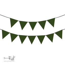 ScotsTee Shop Scottish O'Neill Australia Tartan Triangle Flags Tartan Bunting, Pennants (12pcs)