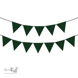 ScotsTee Shop Scottish Henderson Modern Tartan Triangle Flags Tartan Bunting, Pennants (12pcs)
