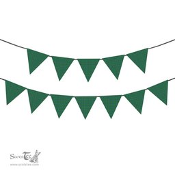 ScotsTee Shop Scottish Hay Hunting Ancient Tartan Triangle Flags Tartan Bunting, Pennants (12pcs)