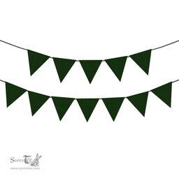 ScotsTee Shop Scottish MacAlpin Modern Tartan Triangle Flags Tartan Bunting, Pennants (12pcs)