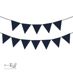 ScotsTee Shop Scottish Hope-Vere Weir Tartan Triangle Flags Tartan Bunting, Pennants (12pcs)