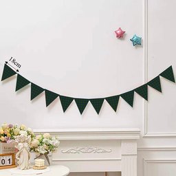ScotsTee Shop Scottish Lloyd of Dolobran Tartan Triangle Flags Tartan Bunting, Pennants (12pcs)