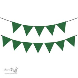 ScotsTee Shop Scottish Kennedy Irish Ancient Tartan Triangle Flags Tartan Bunting, Pennants (12pcs)