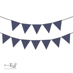 ScotsTee Shop Scottish Sinclair Dress Dance Tartan Triangle Flags Tartan Bunting, Pennants (12pcs)