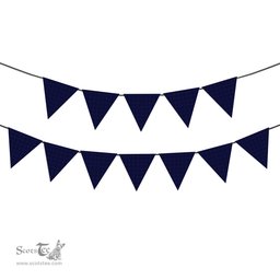 ScotsTee Shop Scottish Moon New Maldon Surrey Tartan Triangle Flags Tartan Bunting, Pennants (12pcs)