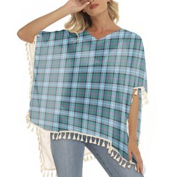 ScotsTee Shop Scottish Alexander of Menstry Hunting Ancient Tartan Square Fringed Shawl