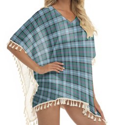 ScotsTee Shop Scottish Alexander of Menstry Hunting Ancient Tartan Square Fringed Shawl