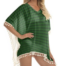 ScotsTee Shop Scottish Arthur Highland Society Tartan Square Fringed Shawl