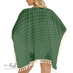 ScotsTee Shop Scottish Arthur Highland Society Tartan Square Fringed Shawl