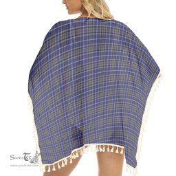 ScotsTee Shop Scottish Alexander of Menstry Tartan Square Fringed Shawl