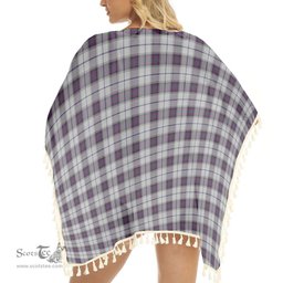 ScotsTee Shop Scottish Alexander of Menstry Dress Tartan Square Fringed Shawl