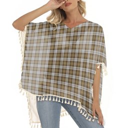 ScotsTee Shop Scottish Baillie Dress Tartan Square Fringed Shawl
