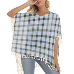 ScotsTee Shop Scottish Bell of the Borders Ancient Tartan Square Fringed Shawl