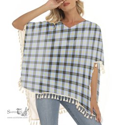 ScotsTee Shop Scottish Bell of the Borders SC Tartan Square Fringed Shawl