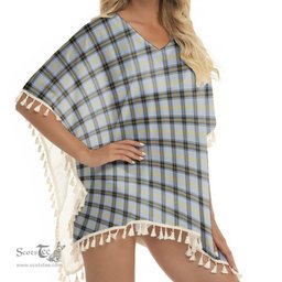 ScotsTee Shop Scottish Bell of the Borders SC Tartan Square Fringed Shawl