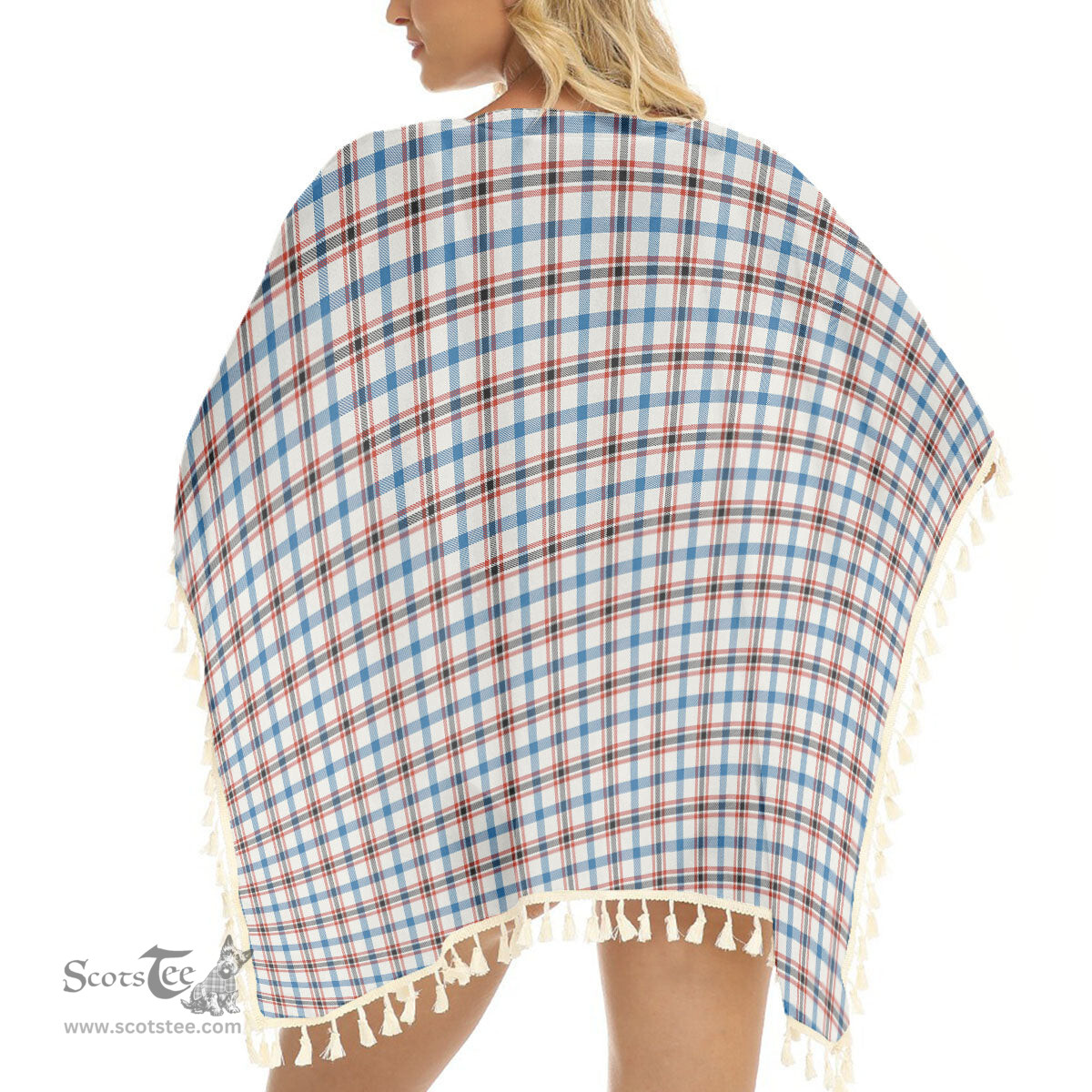 ScotsTee Shop Scottish Boswell Dress Ancient Tartan Square Fringed Shawl
