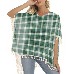 ScotsTee Shop Scottish Black Watch Dress Ancient Tartan Square Fringed Shawl
