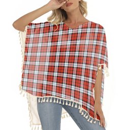 ScotsTee Shop Scottish Brodie Dress Ancient Tartan Square Fringed Shawl