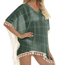 ScotsTee Shop Scottish Balfour Hunting Modern Tartan Square Fringed Shawl