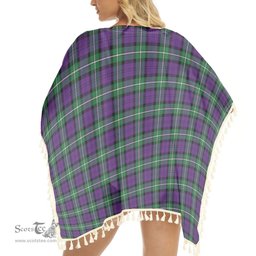 ScotsTee Shop Scottish Baillie Highland Society Ancient Tartan Square Fringed Shawl