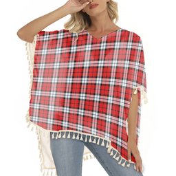 ScotsTee Shop Scottish Brodie Dress Modern Tartan Square Fringed Shawl