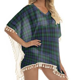 ScotsTee Shop Scottish Cheape of Torosay Tartan Square Fringed Shawl