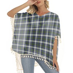 ScotsTee Shop Scottish Cockburn of Ormiston Dress Tartan Square Fringed Shawl