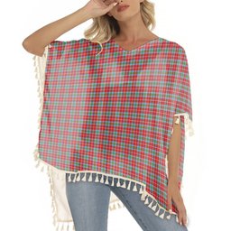 ScotsTee Shop Scottish Christie (London) Tartan Square Fringed Shawl