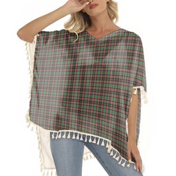 ScotsTee Shop Scottish Cumming Hunting Ancient Tartan Square Fringed Shawl